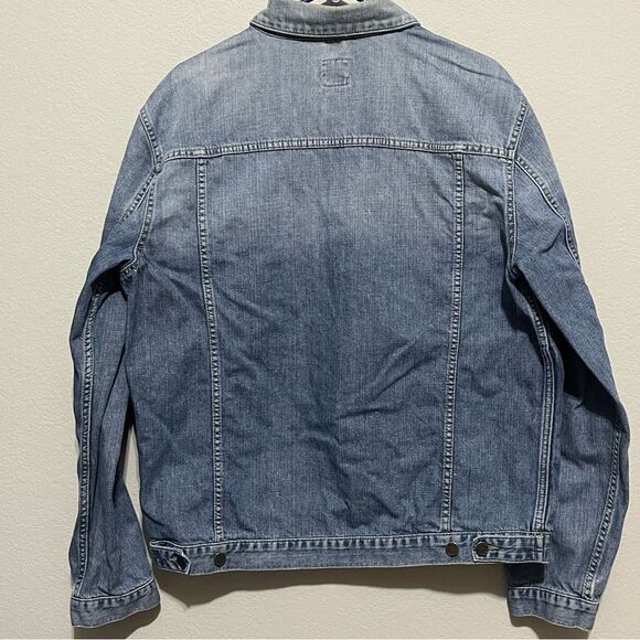 S.Oliver Men’s Jean Denim Jacket Size Large in Medium Wash w/ Pockets - Picture 9 of 9